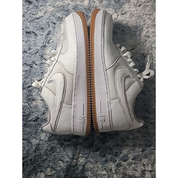 Nike Air Force 1 \'07 White Shoes Men\'s Size 9 Gum Sole Used Sneakers 0J7015-991 main image 8